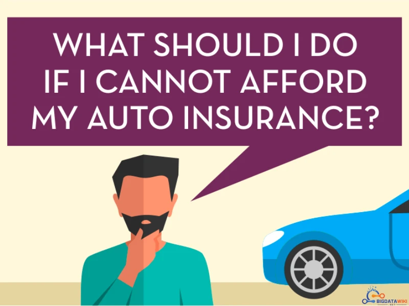 What to do if you can't afford car insurance?