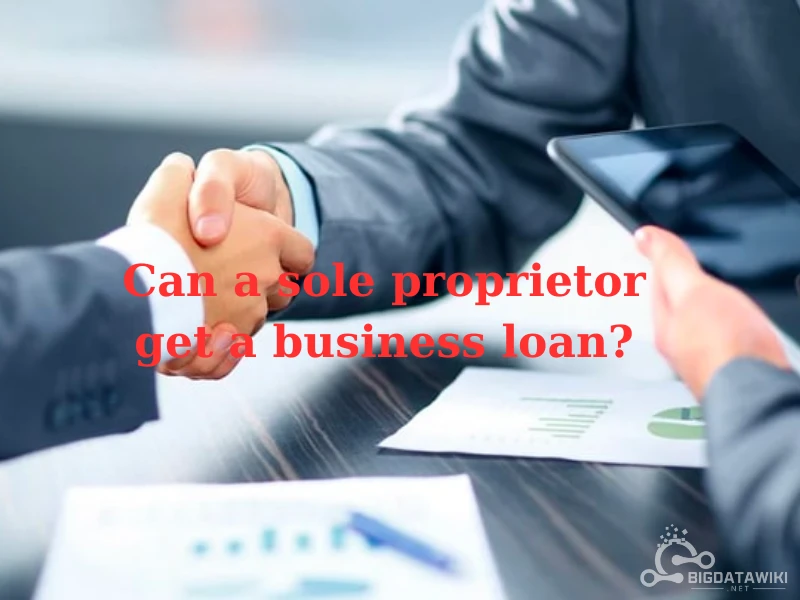 Can a sole proprietor get a business loan?